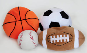 Cuddly Companion Four Piece Weighted Sports Ball Set