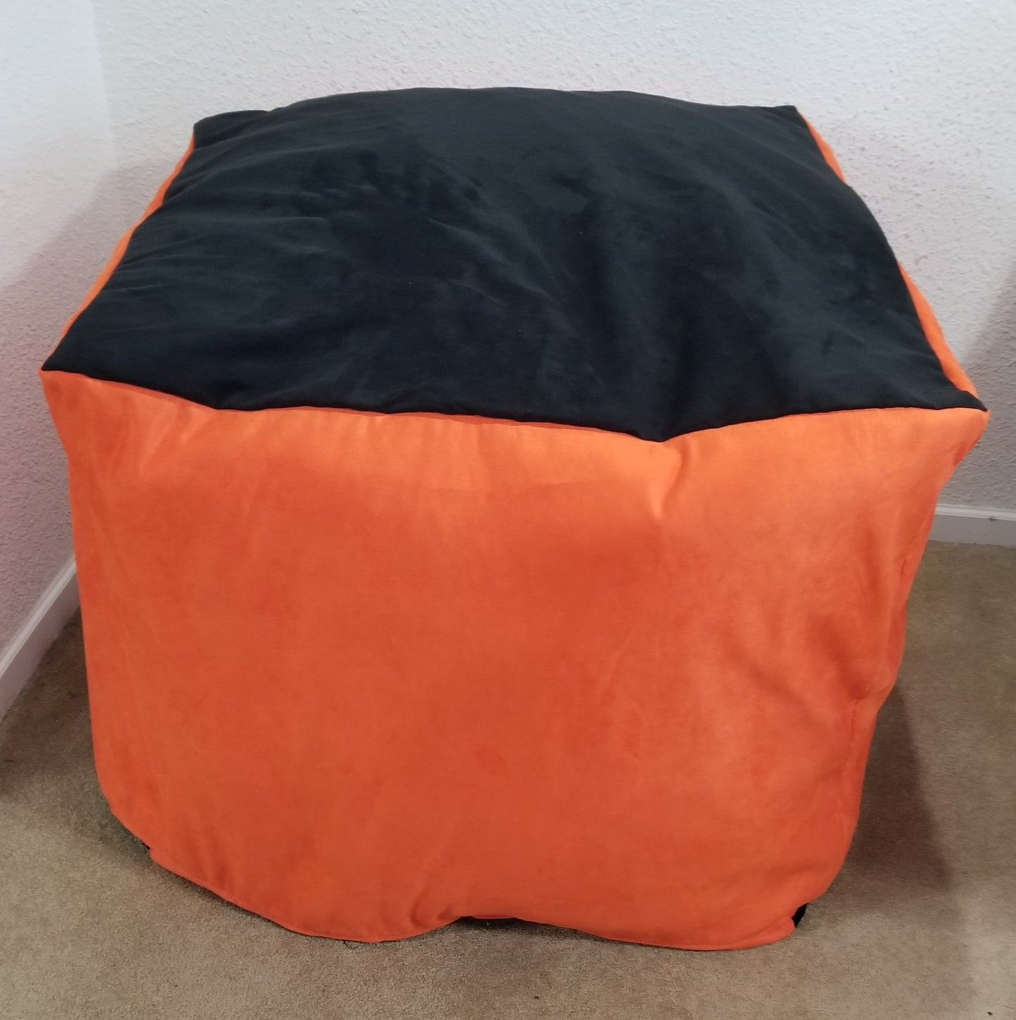 The Nesting Chair Set & Cap In Orange And Black Microfiber