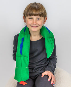 Cuddly Companion Weighted Snake Shoulder Wrap & Puppet