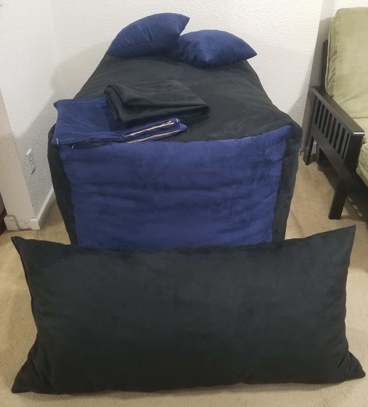 The Nesting Loveseat Set Zippered Accessory Pillow Covers